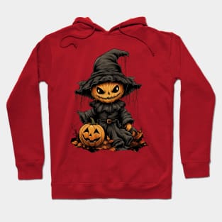 Evil Pumpkin Doll Halloween Hoodie